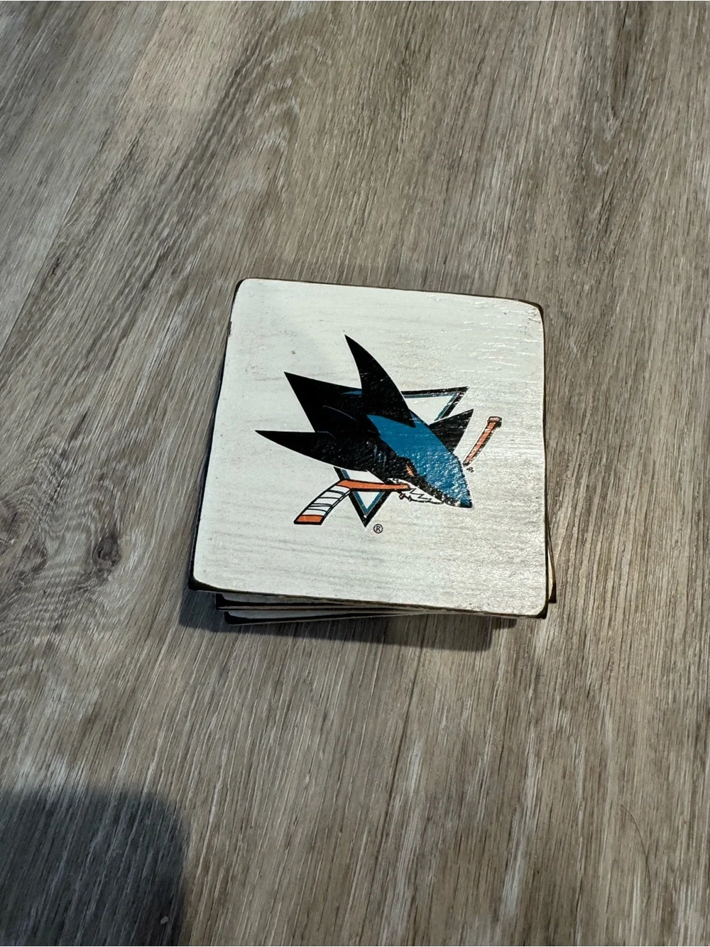San Jose Sharks coasters - set of 4